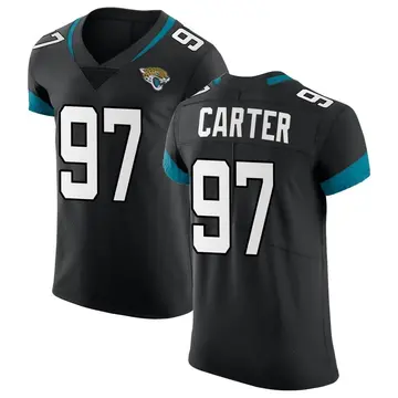 Men's Andre Carter Jacksonville Jaguars Elite Black Vapor Untouchable Jersey