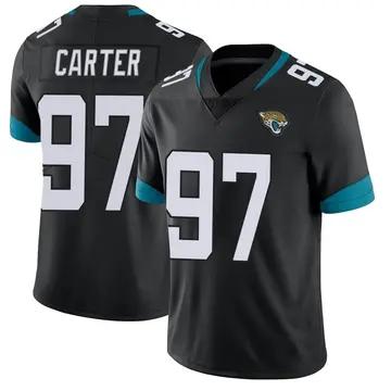 Men's Andre Carter Jacksonville Jaguars Limited Black Vapor Untouchable Jersey