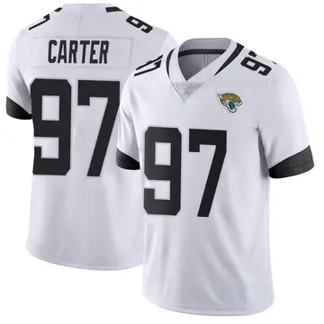 Men's Andre Carter Jacksonville Jaguars Limited White Vapor Untouchable Jersey