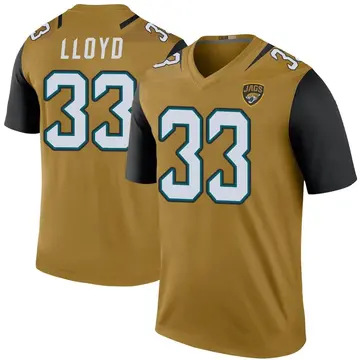 Devin Lloyd Teal Jacksonville Jaguars Game-Used #33 Jersey vs