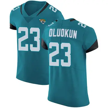 Men's Foyesade Oluokun Jacksonville Jaguars Elite Teal Vapor Untouchable Alternate Jersey