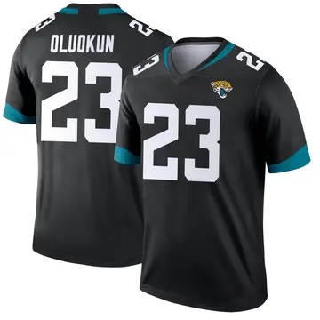 Men's Foyesade Oluokun Jacksonville Jaguars Legend Black Jersey