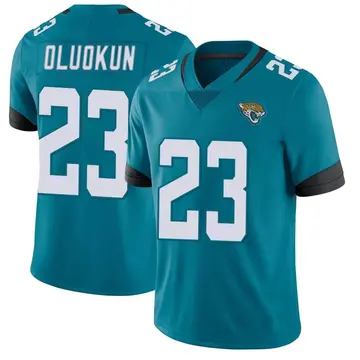 Men's Foyesade Oluokun Jacksonville Jaguars Limited Teal Vapor Untouchable Jersey