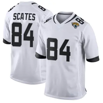 Men's Joseph Scates Jacksonville Jaguars Game White Jersey