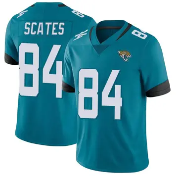 Men's Joseph Scates Jacksonville Jaguars Limited Teal Vapor Untouchable Jersey