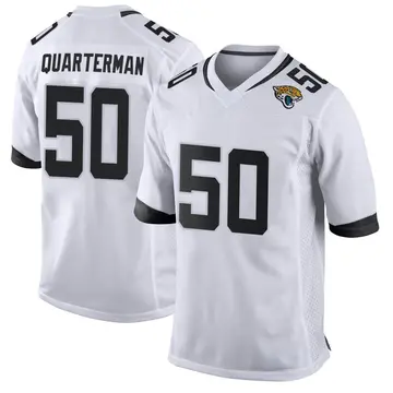 Shaquille Quarterman Men's Nike White Jacksonville Jaguars Vapor Untouchable Elite Custom Jersey