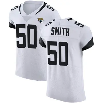 Jacksonville Jaguars 25th Anniversary Telvin Smith White Vapor Limited  Jersey - Bluefink