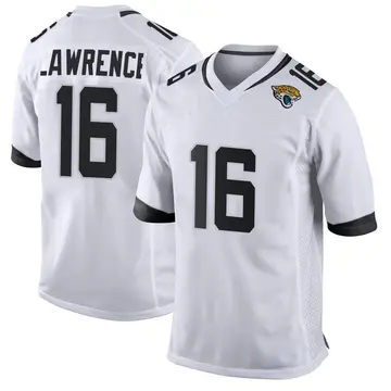 Men's Trevor Lawrence Jacksonville Jaguars Game White Jersey