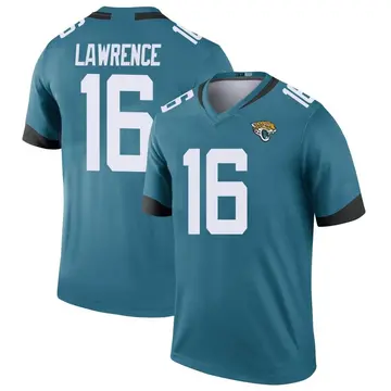 Men's Trevor Lawrence Jacksonville Jaguars Legend Teal Color Rush Jersey