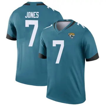 Zay Jones Teal Jacksonville Jaguars Game-Used #7 Jersey vs