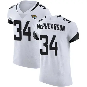 Men's Zech McPhearson Jacksonville Jaguars Elite White Vapor Untouchable Road Jersey