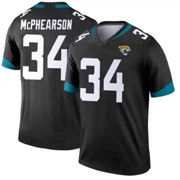 Men's Zech McPhearson Jacksonville Jaguars Legend Black Jersey