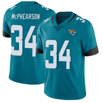 Men's Zech McPhearson Jacksonville Jaguars Limited Teal Vapor Untouchable Jersey