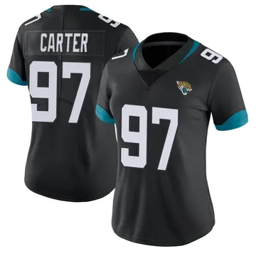 Women's Andre Carter Jacksonville Jaguars Limited Black Vapor Untouchable Jersey