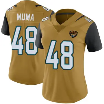 Men's Jacksonville Jaguars #48 Chad Muma Black Vapor Untouchable Limited  Stitched Jersey on sale,for Cheap,wholesale from China