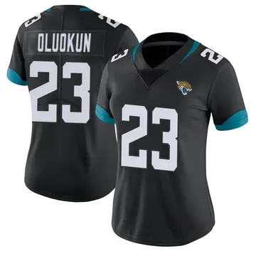 Women's Foyesade Oluokun Jacksonville Jaguars Limited Black Vapor Untouchable Jersey