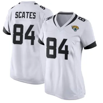 Women's Joseph Scates Jacksonville Jaguars Game White Jersey