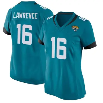 Women's Trevor Lawrence Jacksonville Jaguars Game Teal Jersey