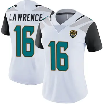 Women's Trevor Lawrence Jacksonville Jaguars Limited White Vapor Untouchable Jersey