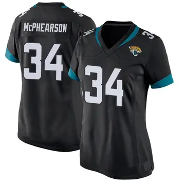 Women's Zech McPhearson Jacksonville Jaguars Game Black Jersey