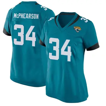 Women's Zech McPhearson Jacksonville Jaguars Game Teal Jersey