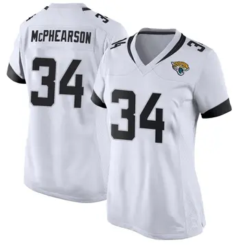 Women's Zech McPhearson Jacksonville Jaguars Game White Jersey