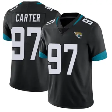 Youth Andre Carter Jacksonville Jaguars Limited Black Vapor Untouchable Jersey