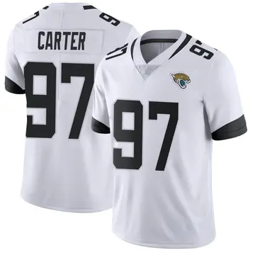 Youth Andre Carter Jacksonville Jaguars Limited White Vapor Untouchable Jersey