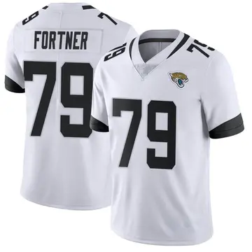 Jaguars Luke Fortner Jersey Black 79 Men's Vapor Untouchable Limited