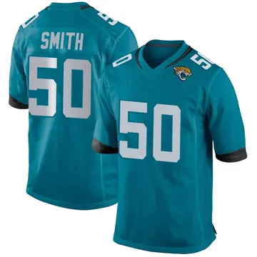 Telvin Smith Limited No.50 Black Vapor Untouchable Youth's Alternate Jaguars Jersey